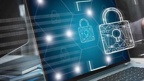 Laptop with digital padlock